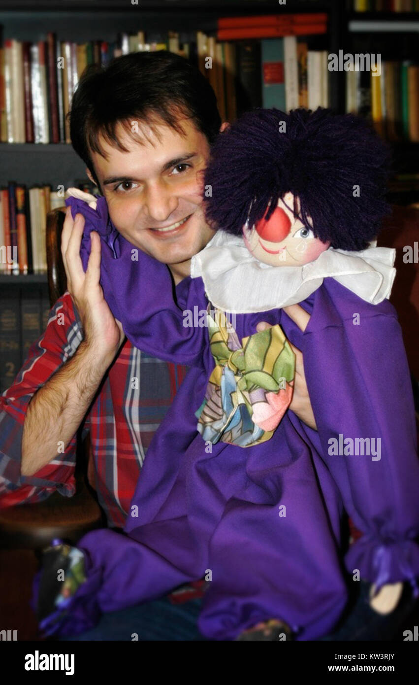 BoHoc, un terme hongrois signifiant « clown », fait référence à un interprète qui divertit par humour, mettant souvent en vedette des maquillages, des costumes et des cabrioles distinctifs. Banque D'Images