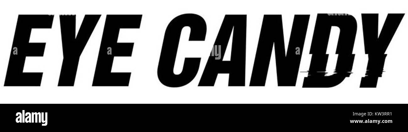 Logo Eye Candy (TV) est une série télévisée connue pour son design visuel coloré et accrocheur, avec un contenu attrayant et visuellement dynamique. Banque D'Images