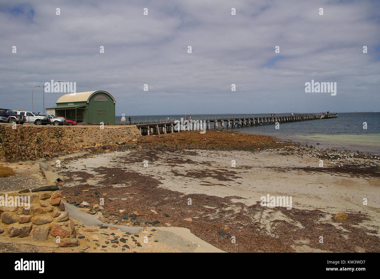 Le Port Victoria maritime Museum and Jetty, situé dans la zone côtière, présente l'histoire maritime et l'importance du port pour la culture et l'économie locales. Banque D'Images
