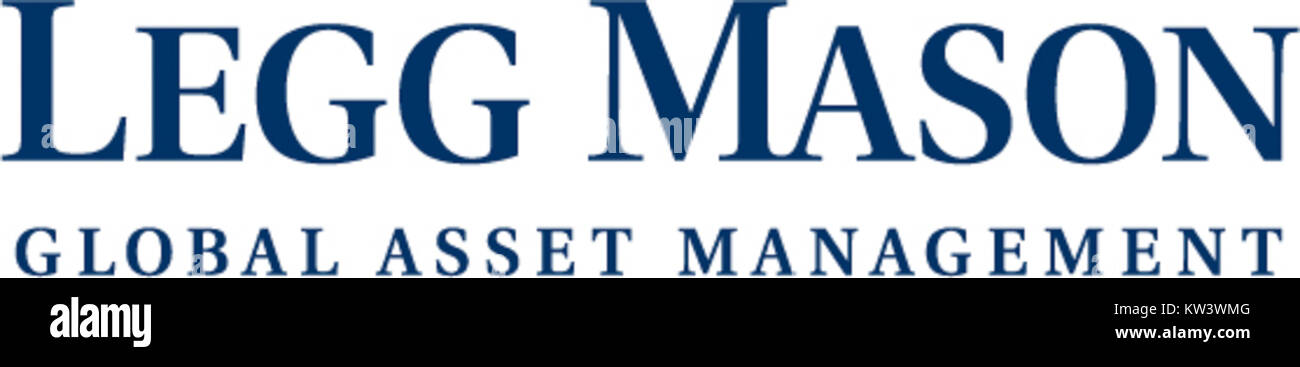 Le logo Legg Mason représente la société mondiale de gestion de placements connue pour ses services financiers, offrant une gamme de solutions de placement dans le monde entier. Banque D'Images