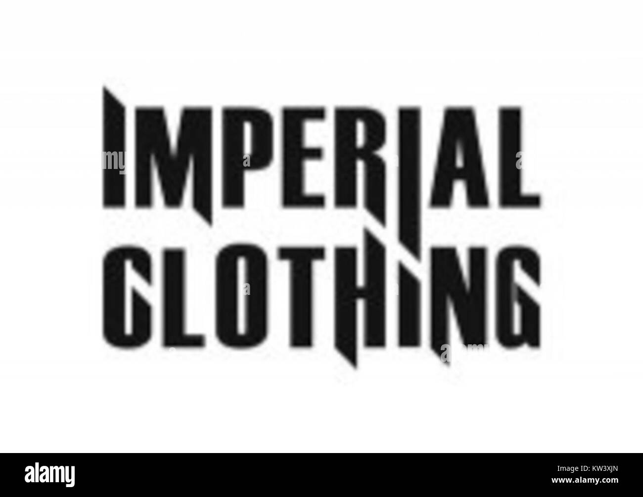 Le logo Imperial Clothing représente le dévouement de la marque à l'excellence de la mode, fièrement conçu en Italie depuis 1978. Le logo présente des formes géométriques simples et du texte, incarnant l'engagement de la marque envers la qualité et le style. En tant qu'image du domaine public, elle est exempte de restrictions de copyright, bien que d'autres restrictions puissent s'appliquer. Banque D'Images