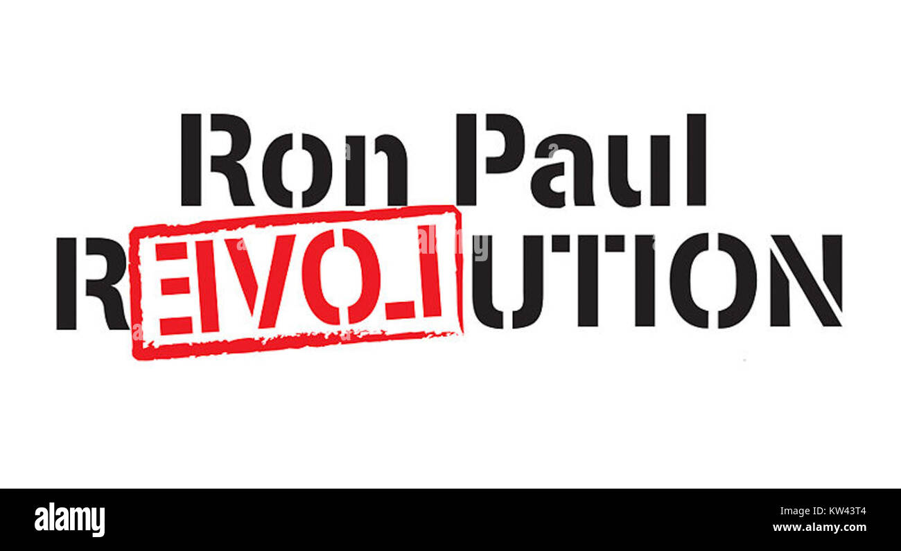 La révolution de Ron Paul se réfère au mouvement politique et à l'influence de Ron Paul, en particulier son plaidoyer pour la liberté, le gouvernement limité et la responsabilité fiscale dans la politique américaine. Banque D'Images