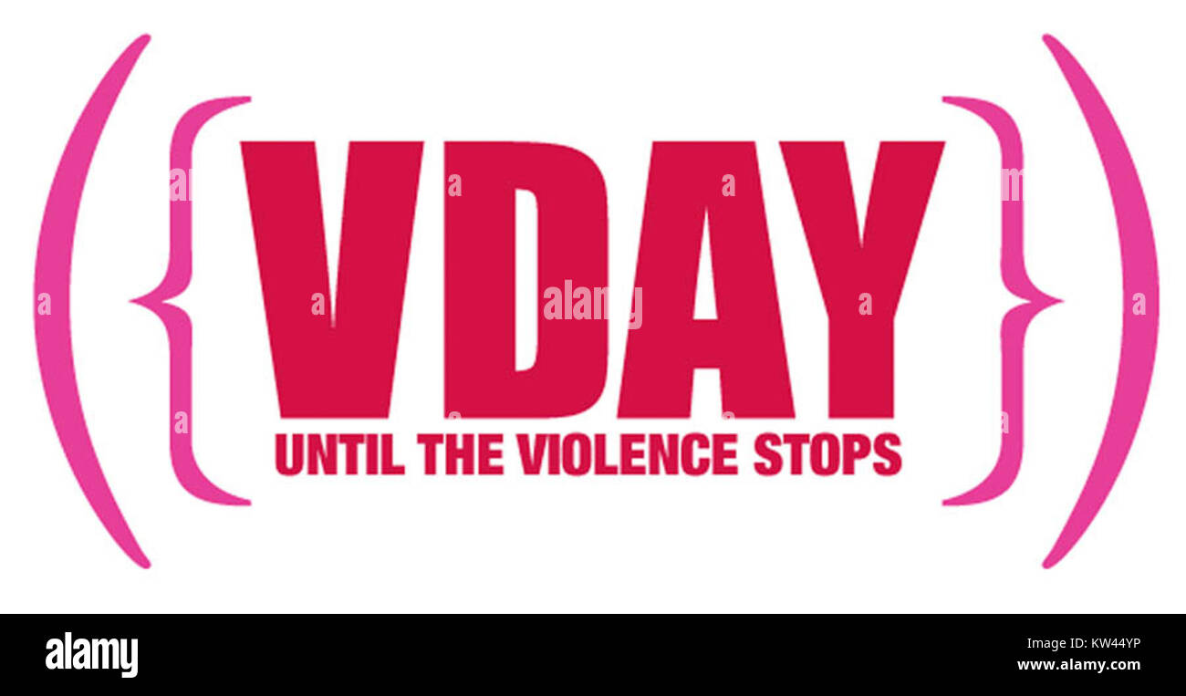 Le logo *V Day* représente une célébration mondiale significative de la victoire, souvent associée à la Journée V-E (victoire en Europe) ou à la Journée V-J (victoire sur le Japon), marquant la fin de la seconde Guerre mondiale et célébrant la paix. Banque D'Images