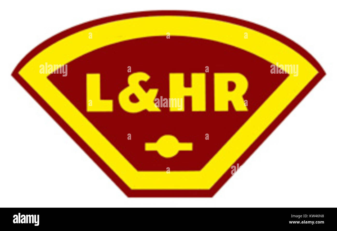 Logo der Lehigh et Hudson River Banque D'Images