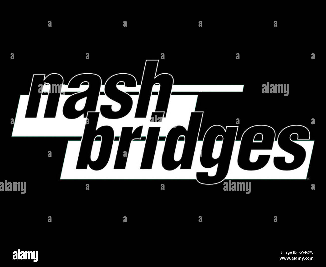 Nash Bridges est une série télévisée américaine diffusée de 1996 à 2001, mettant en vedette Don Johnson en tant qu'inspecteur de police résolvant des crimes à San Francisco. Banque D'Images