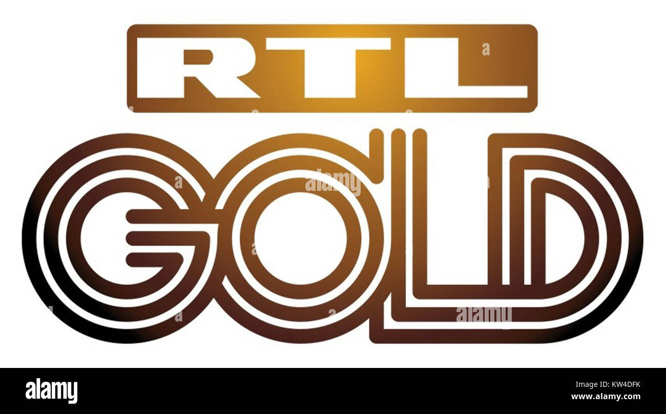 Le logo RTL Gold représente une marque haut de gamme de divertissement et de programmation. RTL est une société médiatique bien établie, connue pour ses offres télévisées diversifiées et son contenu de haute qualité. Banque D'Images
