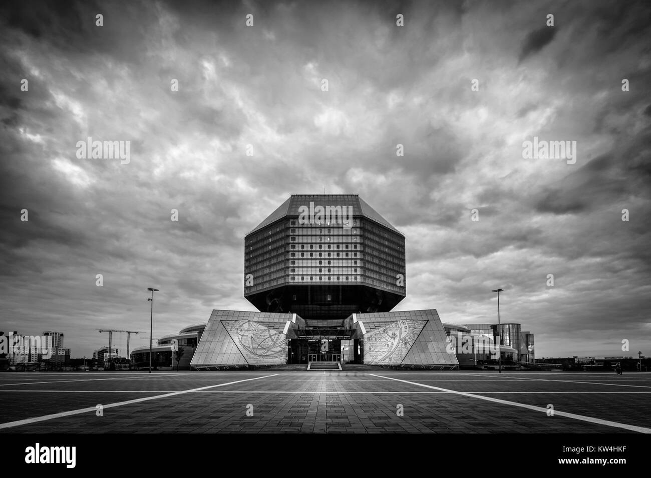 Bibliothèque nationale de Minsk Banque D'Images