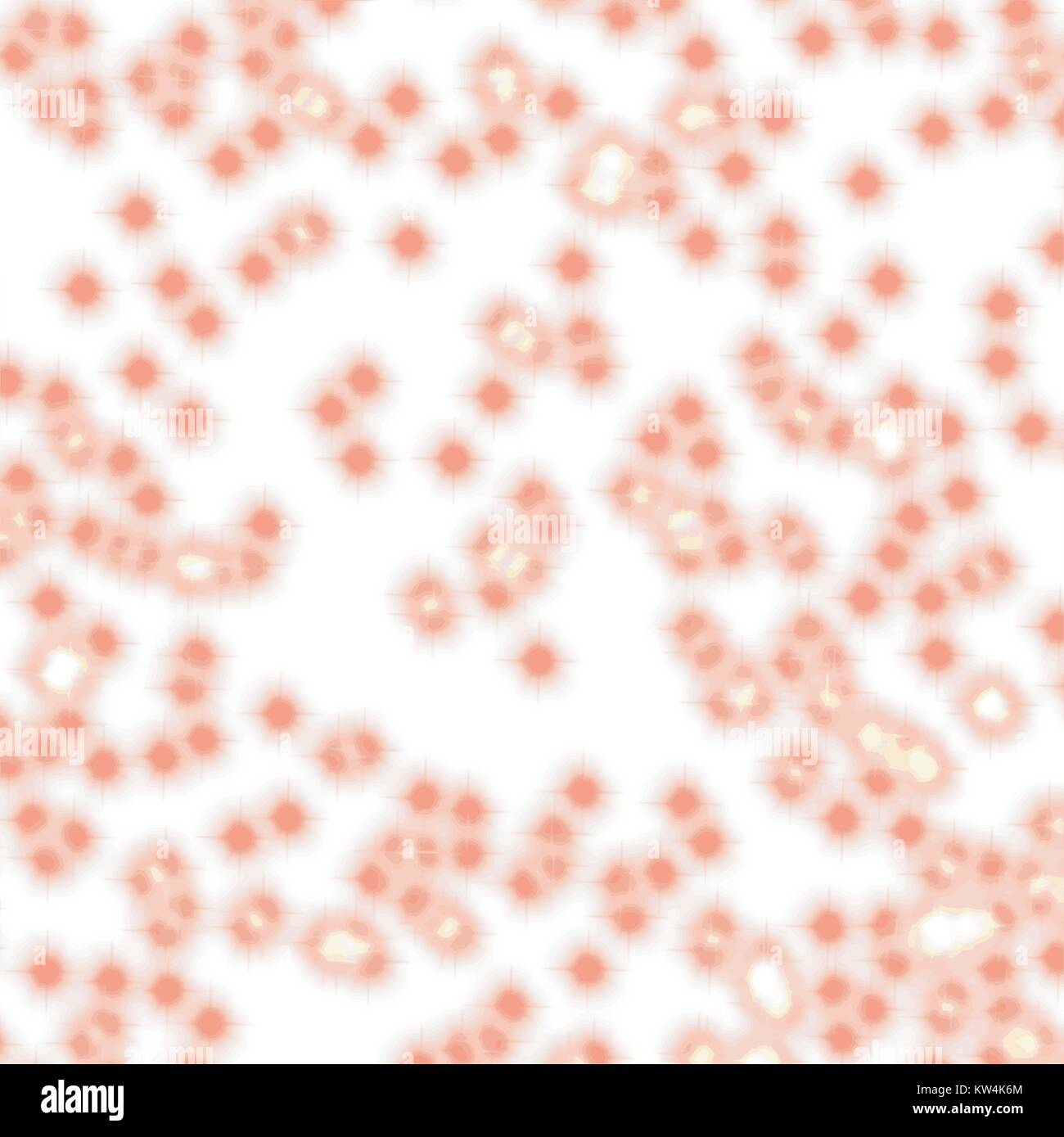 Aquarelle rose saumon motif points étincelants, vector Illustration Illustration de Vecteur