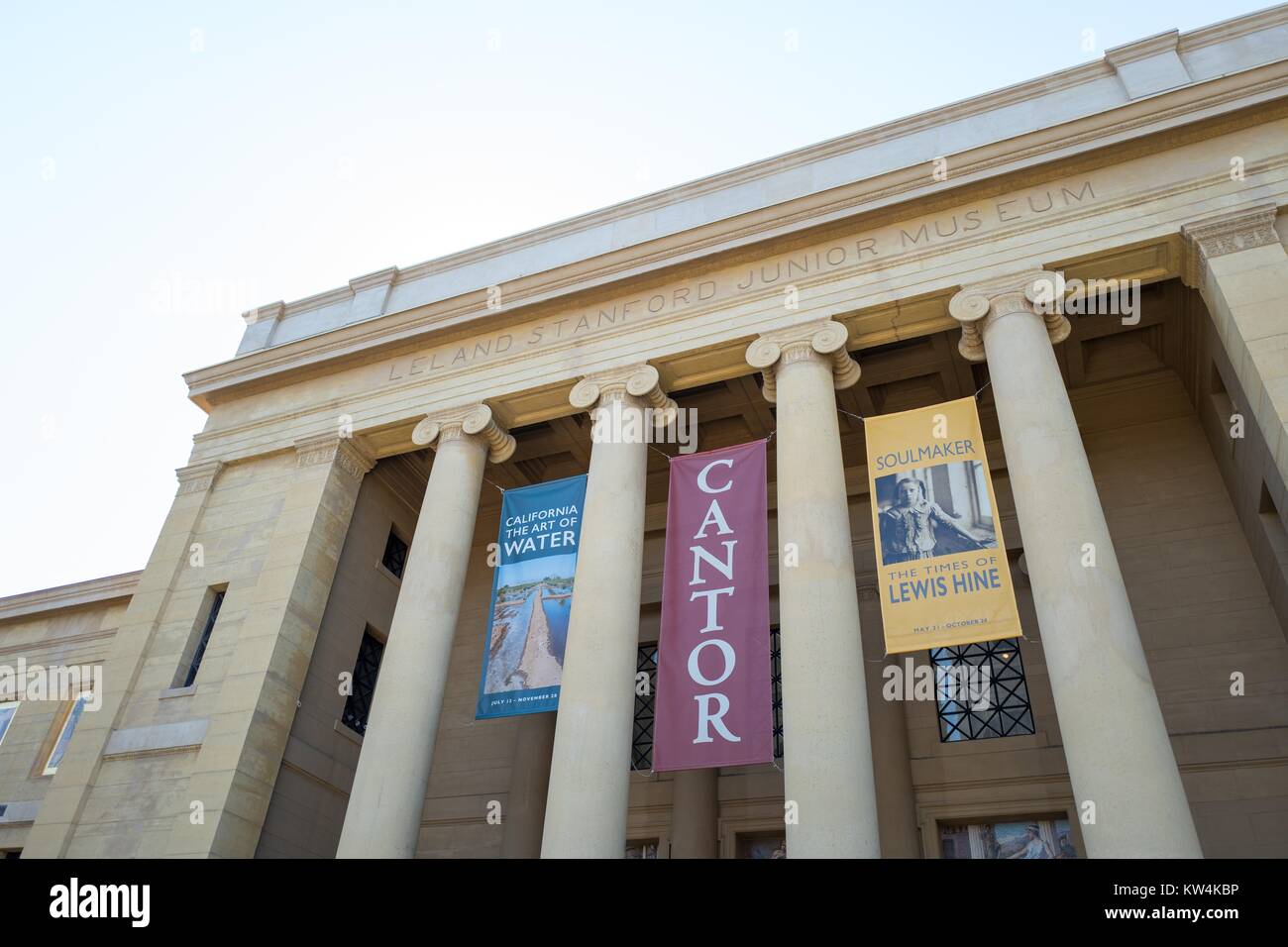 Entrée de Cantor Arts Center, anciennement le Leland Stanford Junior Museum, sur le campus de l'Université de Stanford dans la Silicon Valley ville de Palo Alto, Californie, le 25 août 2016. Banque D'Images