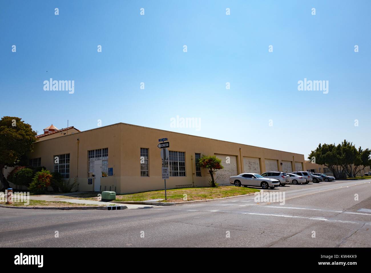 Centre de conférences dans la zone sécurisée de la NASA Ames Research Center campus dans la Silicon Valley ville de Palo Alto, Californie, le 25 août 2016. Banque D'Images
