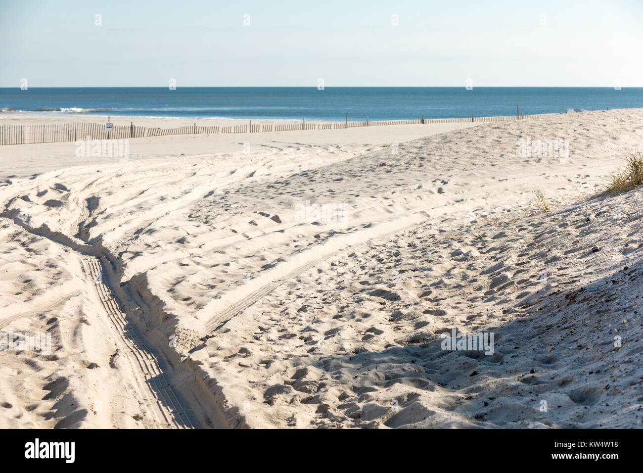 L'océan de sable plage de moulin à eau, ny Banque D'Images