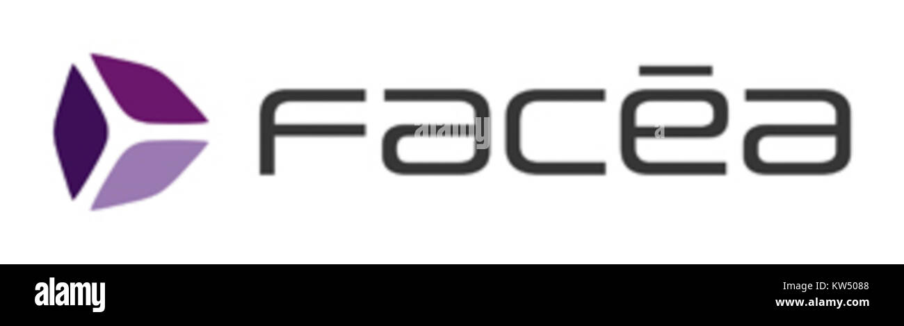 Le logo du GROUPE FACEA FACEA, une société active en 2009, symbolisant l'identité commerciale de l'entreprise et son image de marque dans son secteur d'activité respectif. Banque D'Images