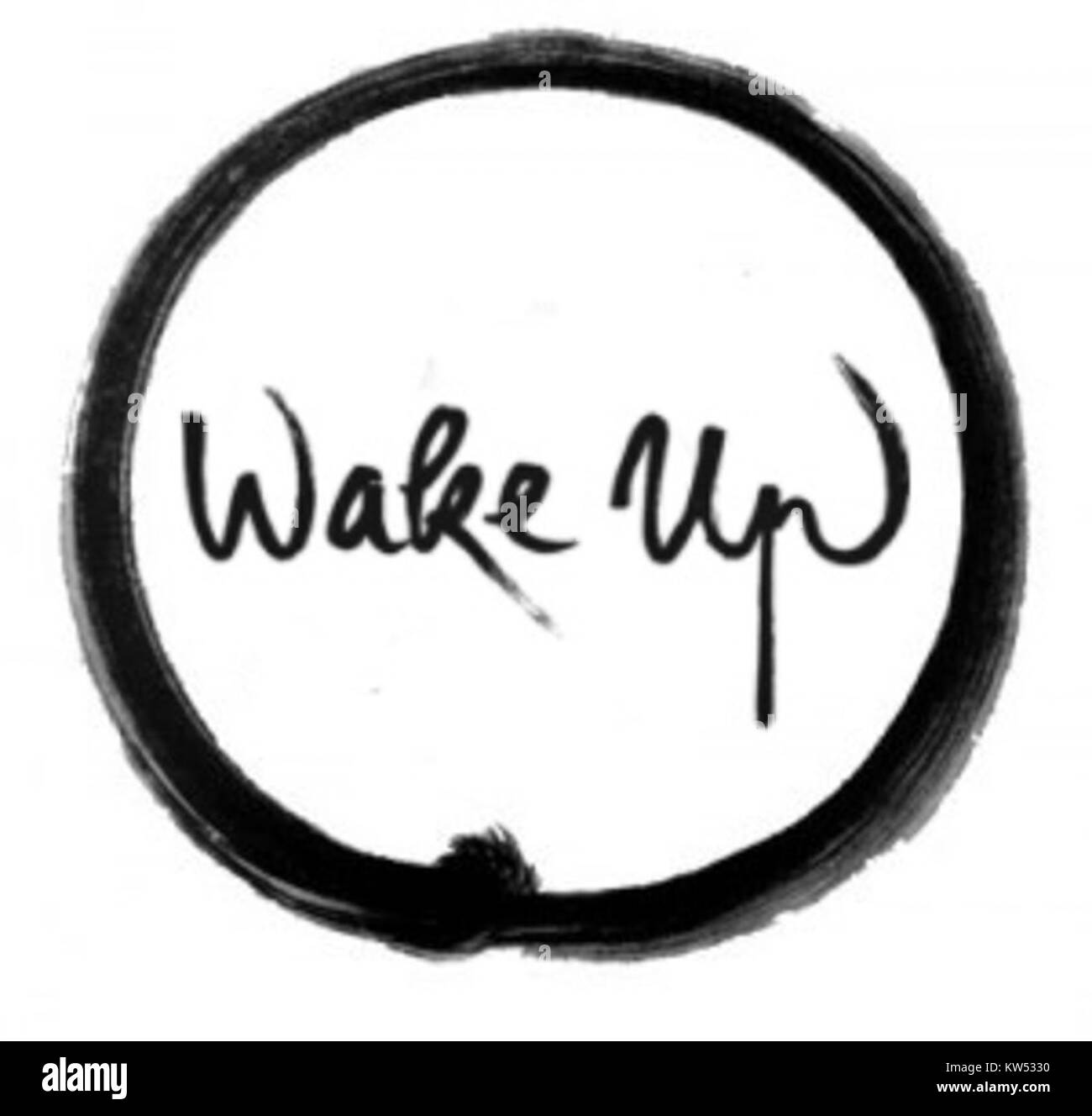 Wakeup est un concept motivant qui encourage les individus à poursuivre activement leurs objectifs et leur croissance personnelle. Il souligne l'importance de la conscience de soi, de la détermination et de l'action dans la vie. Banque D'Images