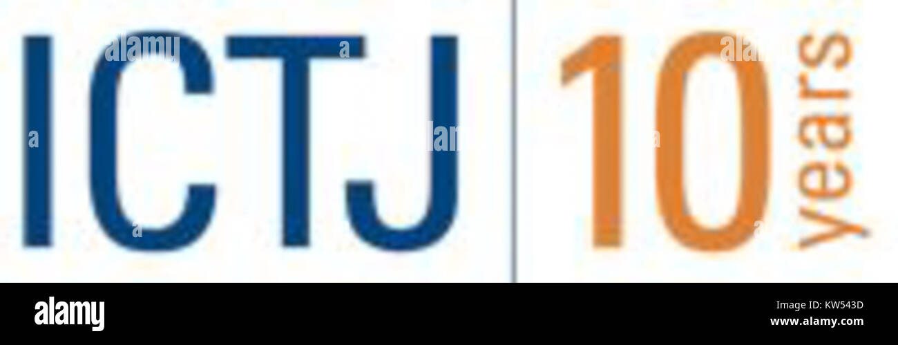 Cette expression fait probablement référence à un article commémoratif ou promotionnel marquant le 10e anniversaire d’un événement ou d’une organisation, potentiellement lié au Centre international pour la justice transitionnelle (ICTJ). L'utilisation de l'orange pourrait indiquer une couleur associée à une campagne ou à un effort de sensibilisation. Banque D'Images