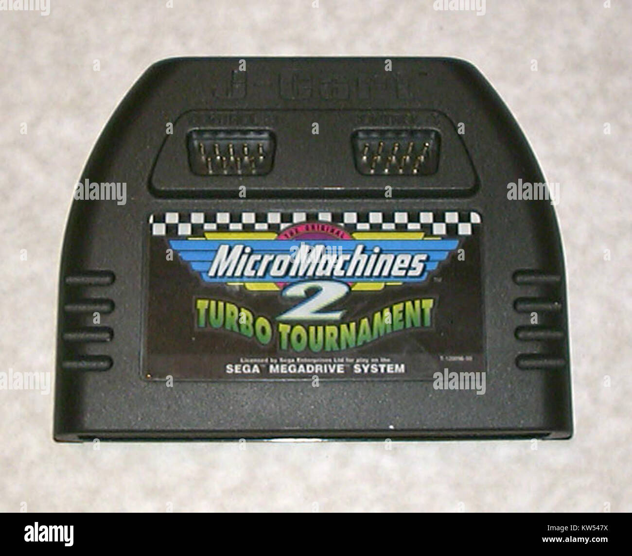 Le chariot Mega Drive J fait référence à une cartouche utilisée avec la console Sega Mega Drive (Genesis). Il est connu pour sa compatibilité avec des jeux ou des applications spécifiques dans l'écosystème du jeu. Banque D'Images