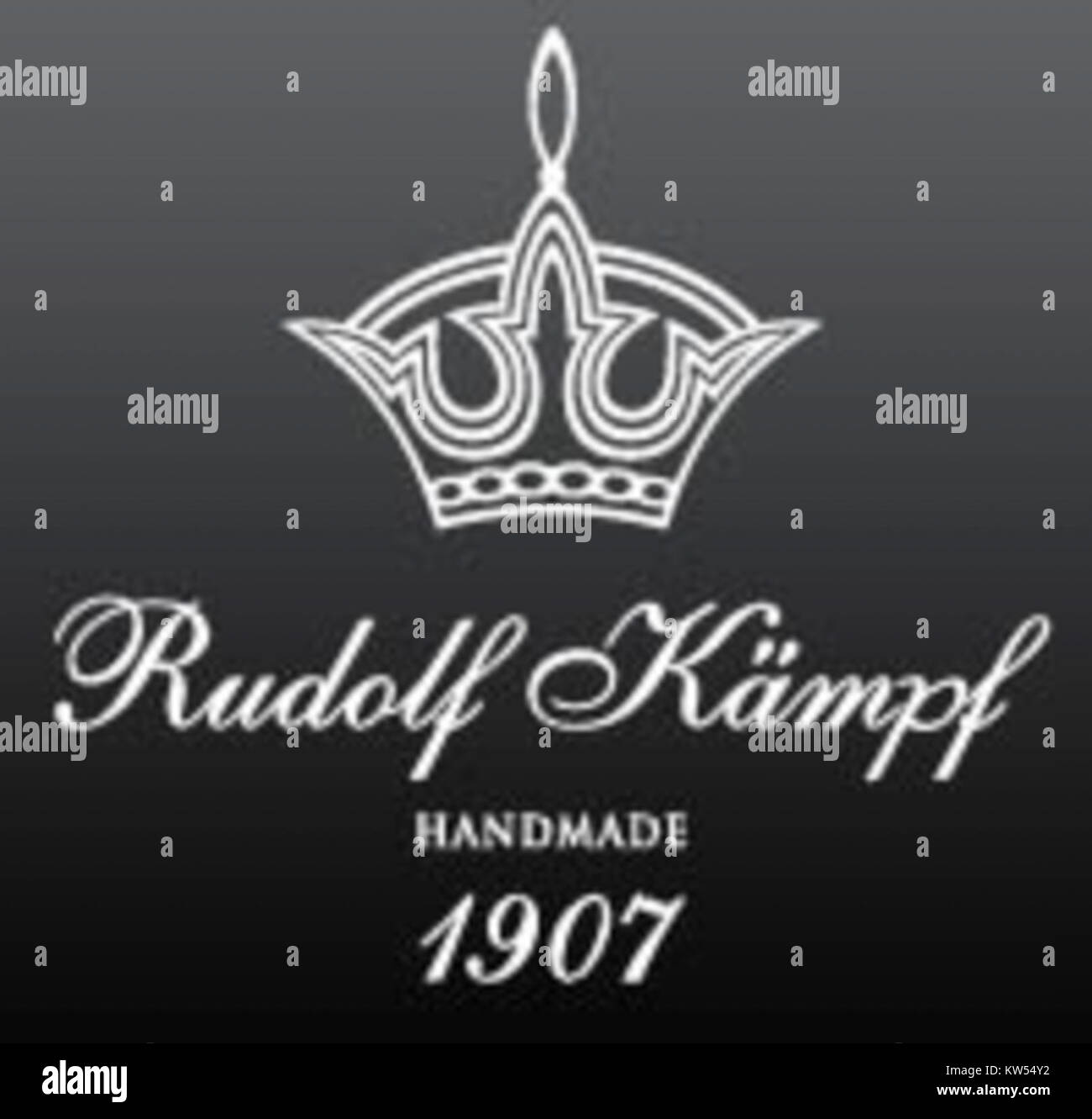 Le logo de Rudolf Kammpf est un symbole représentant l'identité de la marque, conçu pour refléter ses valeurs et l'éthique de l'entreprise sous une forme visuelle. Banque D'Images