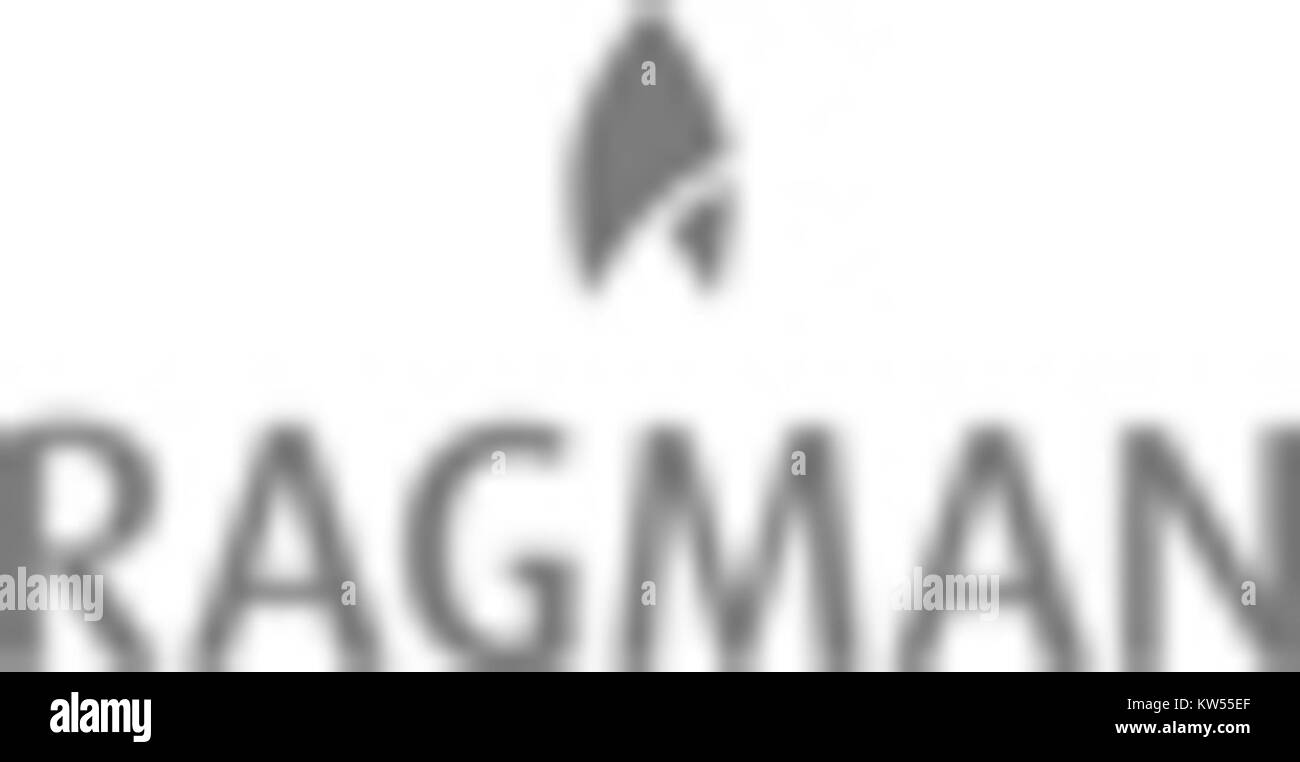 Ragman wort bildmarke58x30 fait référence à un timbre-poste allemand vintage, souvent collecté pour sa valeur historique et ses éléments de design uniques, datant du milieu du XXe siècle. Banque D'Images