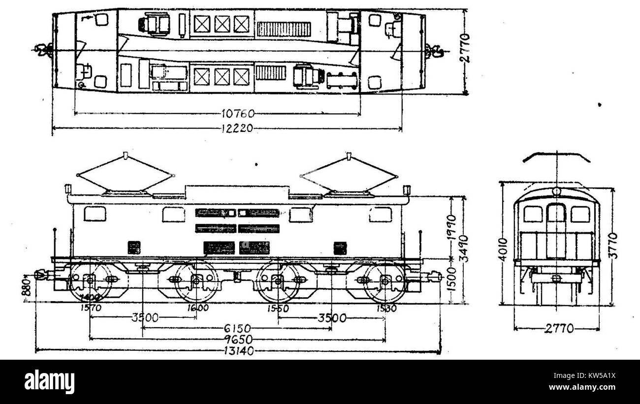 JNR ED24, un train diesel à unités multiples exploité par les chemins de fer nationaux japonais (JNR) des années 1950 aux années 1980, connu pour sa conception distinctive et sa contribution au transport ferroviaire régional au Japon. Banque D'Images