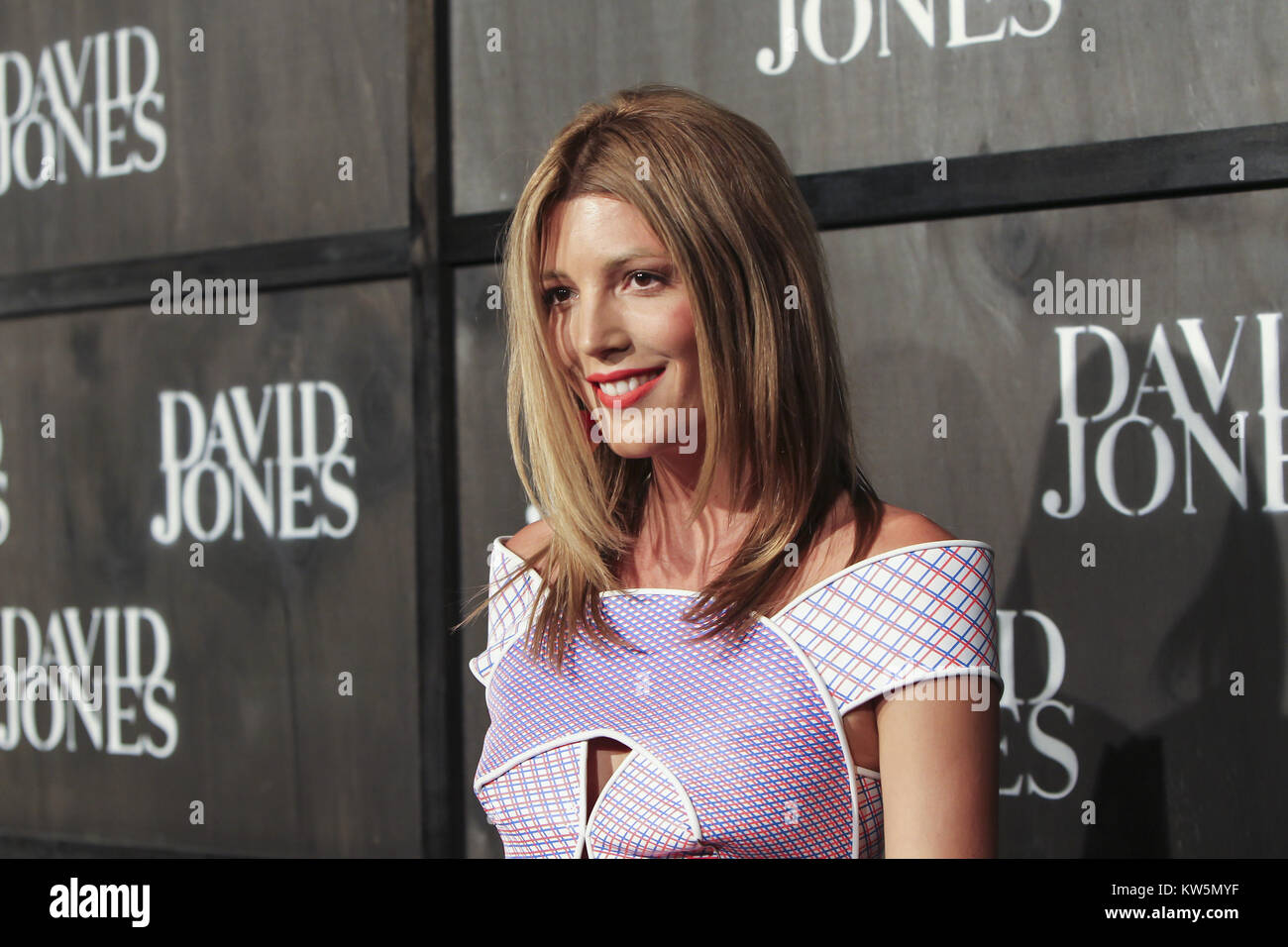 SYDNEY, AUSTRALIE - 29 janvier : Tania G arrive à la David Jones a/W 2014 Lancement de la collecte à la David Jones Elizabeth Street Store le 29 janvier 2014 à Sydney, Australie People : Tania G Banque D'Images