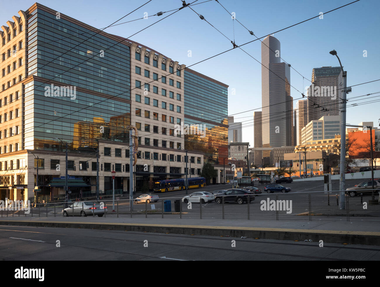 315 5th Avenue, au centre-ville, Tour de la Colombie-Britannique, Seattle, Washington, USA Banque D'Images