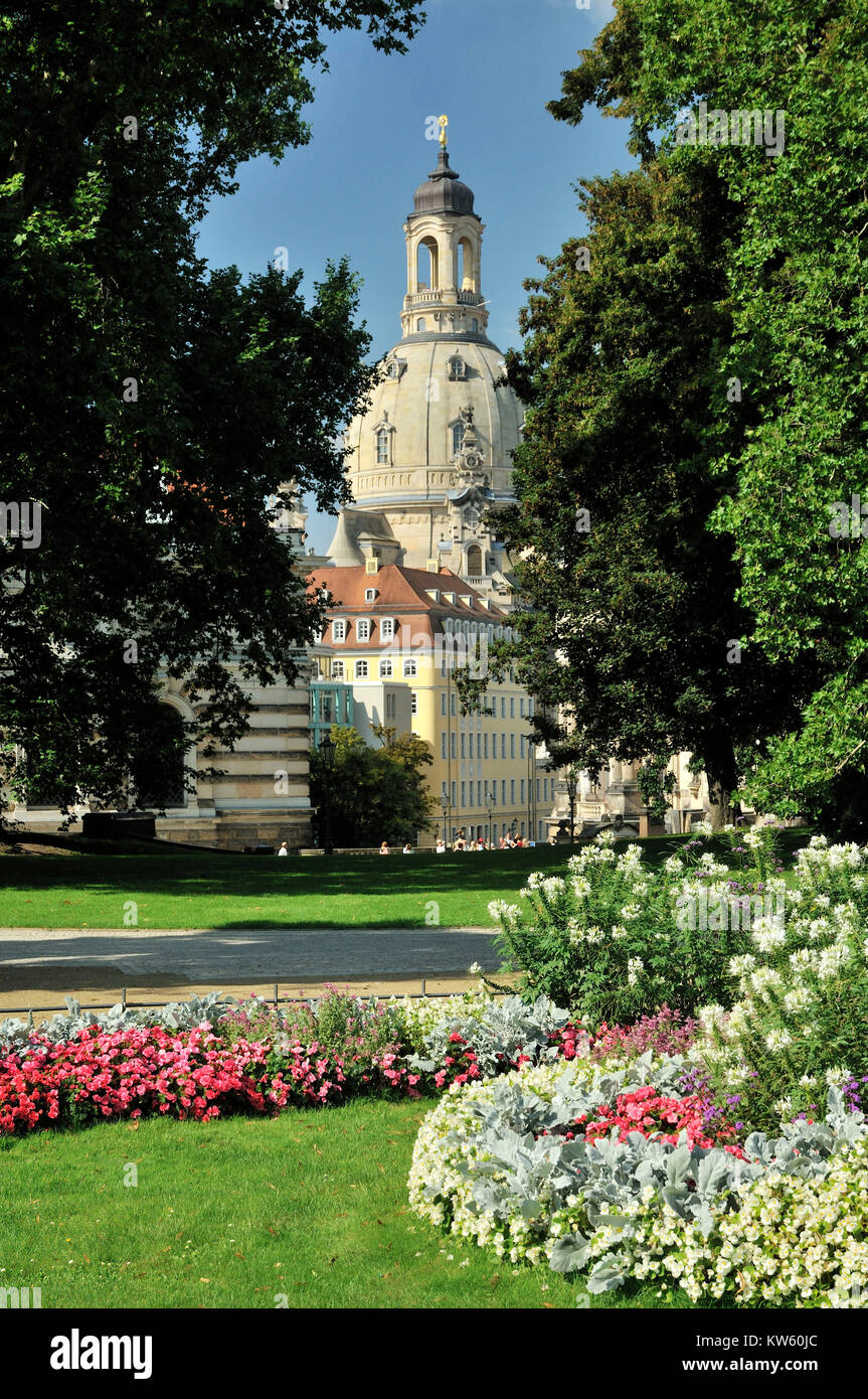 Bruehlscher Bruehlscher, Dresde, le jardin zoologique Banque D'Images