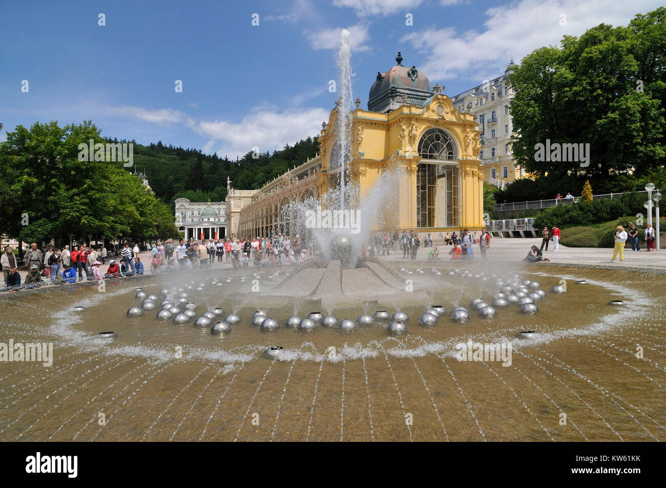 Mari ? Nsk ? L ? Zn ?, Marianske Lazne, ou bain de Marien, République tchèque, Mari ?nsk ? L ?Zn ?, ou Marienbad, République Tchèque Banque D'Images