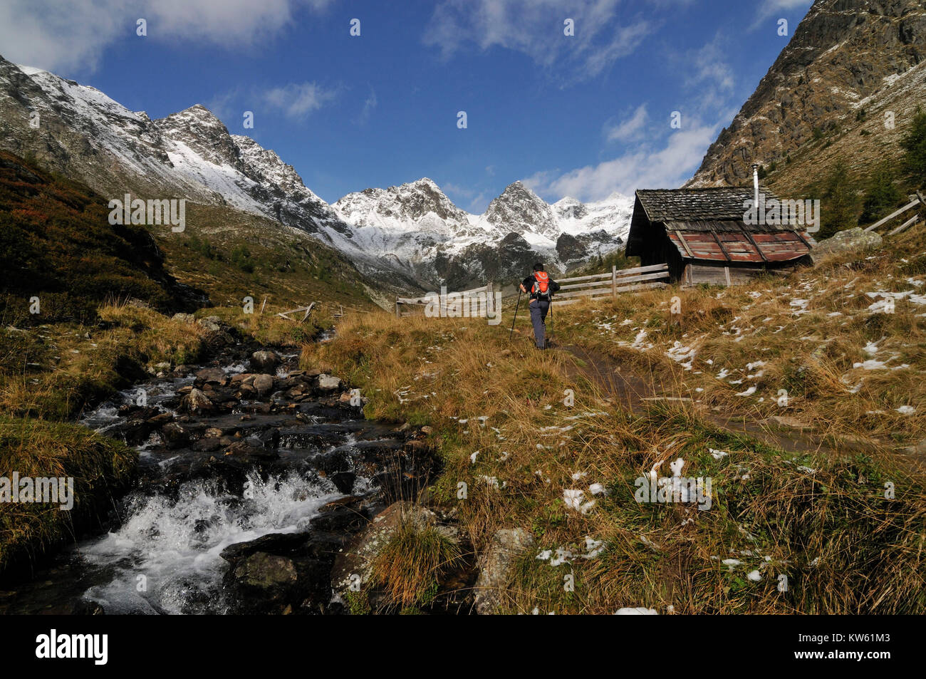 Montagnes du Tyrol du Sud, Pfunderer Pfunderer Suedtirol Berge Banque D'Images