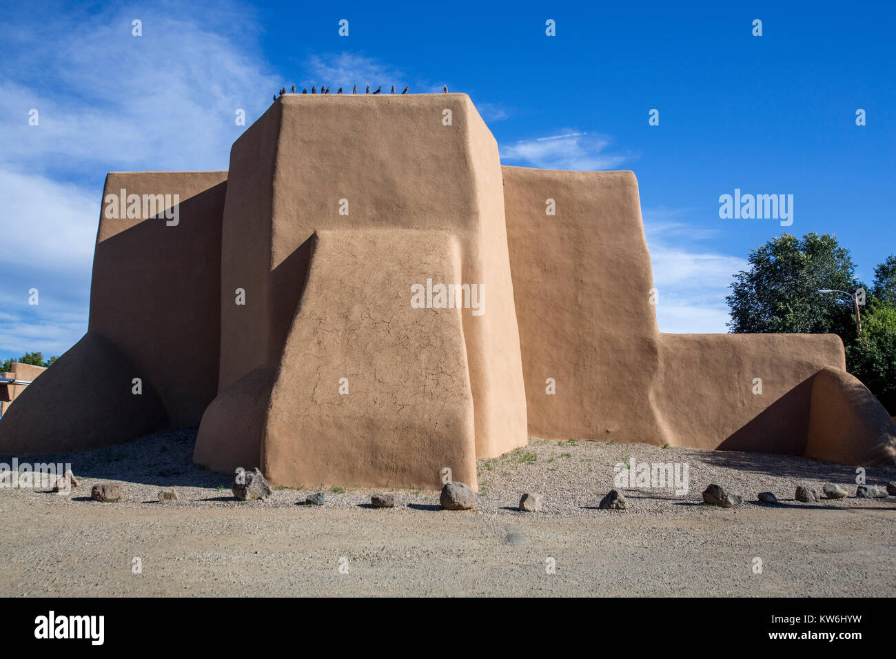 San Francisco de assise Mission Church, Taos, Nouveau Mexique Banque D'Images