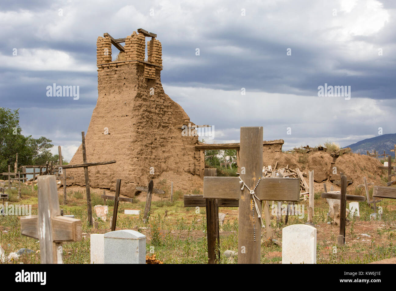 Taos Pueblo, New Mexico, United States Banque D'Images