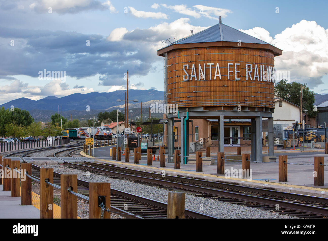 Gare de Santa Fe, Nouveau Mexique Banque D'Images