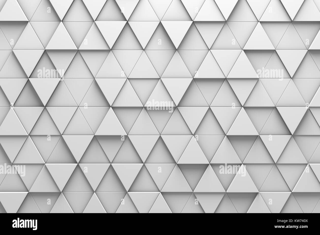 Carreaux de mur d'Triangle-Shaped disposés en hauteur aléatoire Banque D'Images