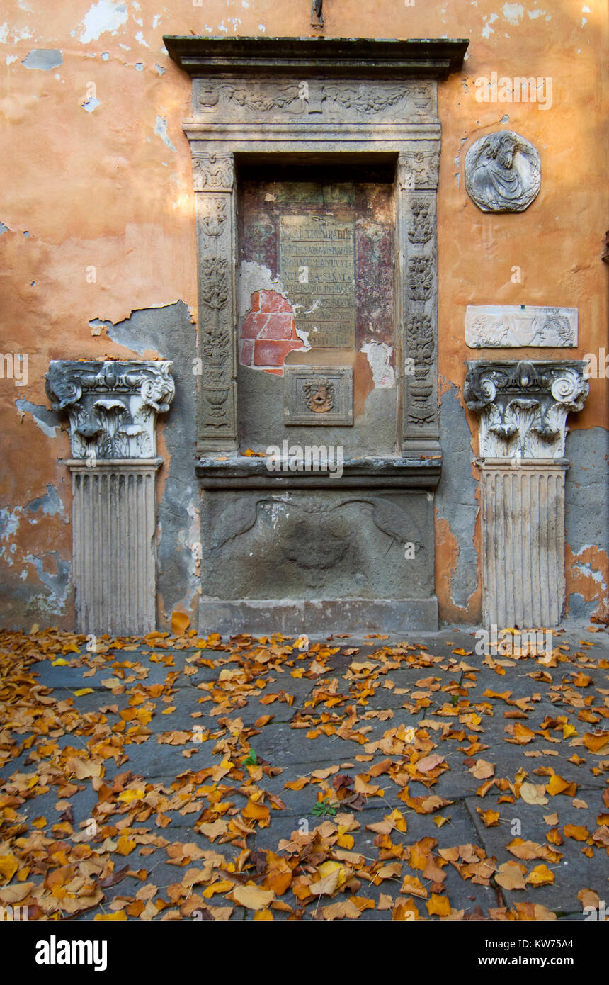 Italien, Toskana, Montecatini, Wasserbecken an der Terme Tamerici Banque D'Images