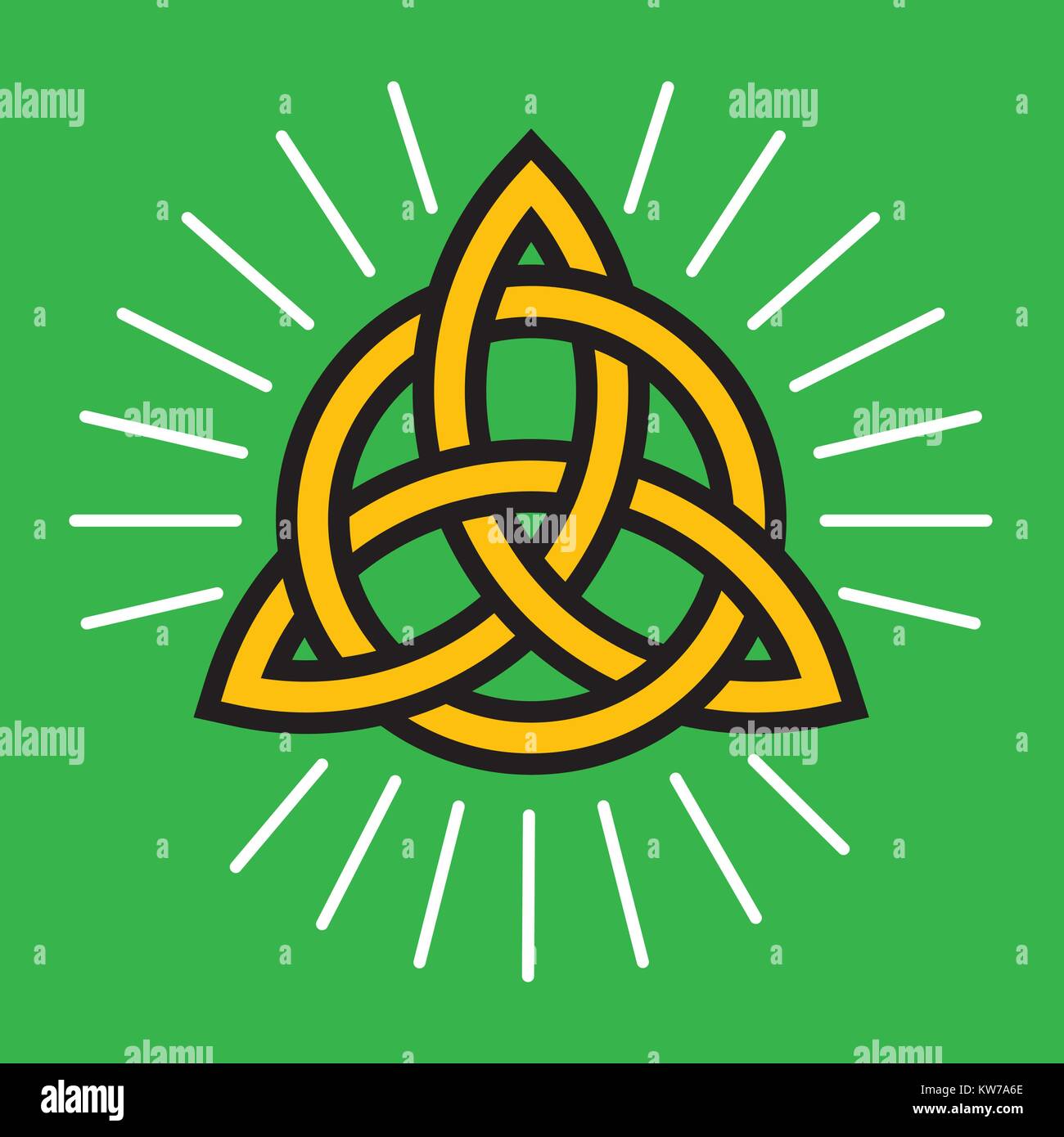 L'Infini Celtic Knot Vector Design. Classic design noeud entrelacés symbolisant l'éternité, l'infini et la symétrie. Illustration de Vecteur