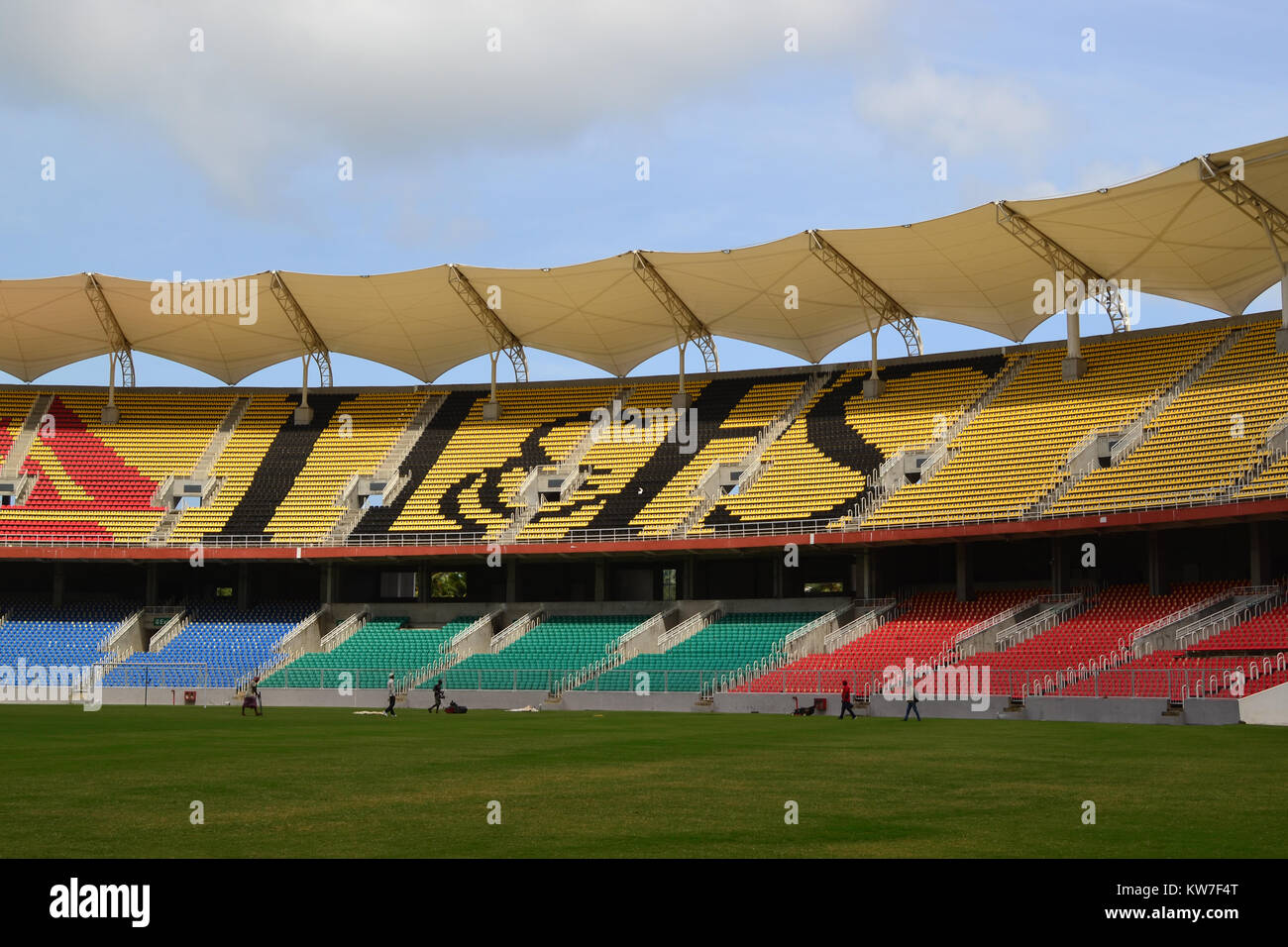 Stade Greenfield, Trivandrum Banque D'Images