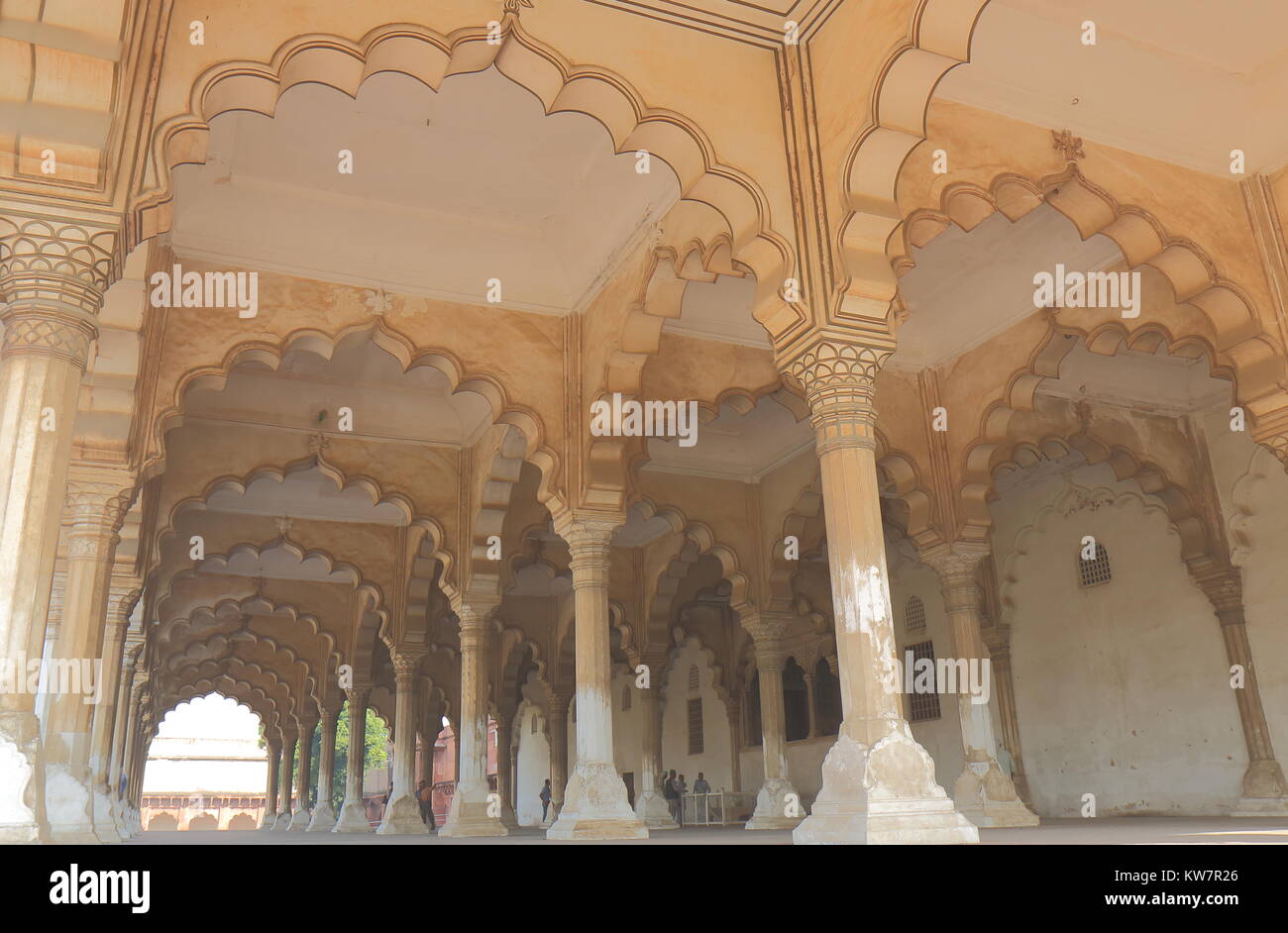 L'architecture historique du fort d'Agra Agra Inde Banque D'Images
