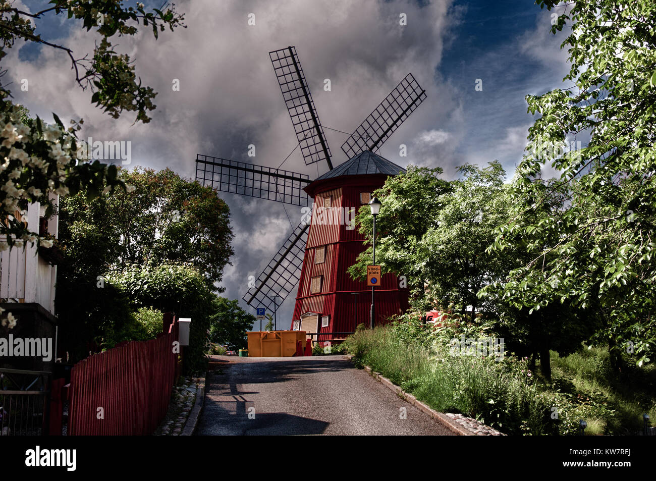 L'un des plus célèbres édifices de Strängnäs. Banque D'Images