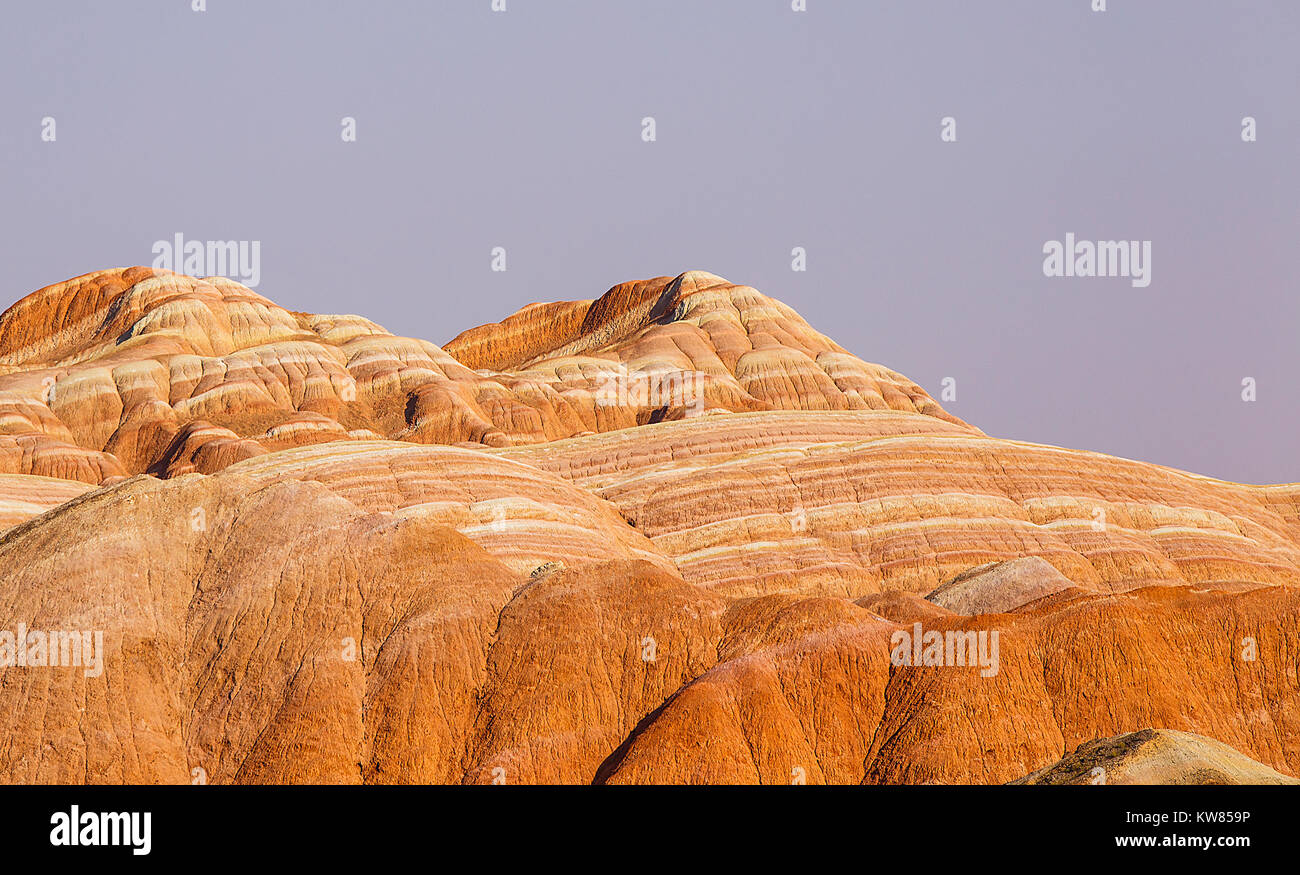 Le parc géologique zhangye XIX Banque D'Images