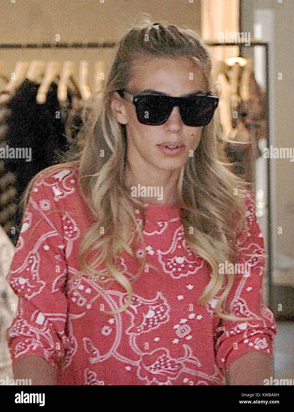 LOS ANGELES, CA - le 19 avril : Petra et Tamara Ecclestone prendre leurs filles à Melrose Place à Los Angeles le 19 avril 2016 à Los Angeles, Californie. People : Petra Ecclestone Banque D'Images