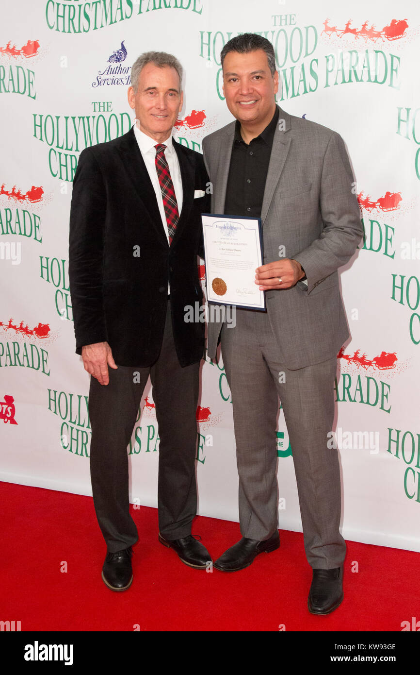 86e Congrès annuel Hollywood Parade de Noël - présentations mettant en vedette : John Goodwin, Secrétaire d'État de Californie Alex Padilla Où : Los Angeles, California, United States Quand : 26 novembre 2017 Crédit : Sheri/WENN.com Determan Banque D'Images