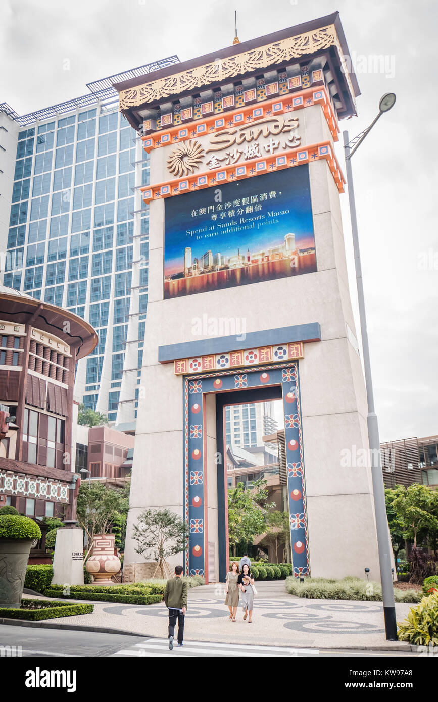 Macau sands resort à cotai Banque D'Images