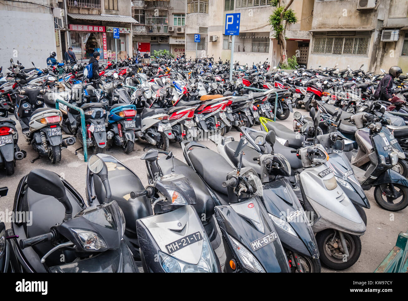 Macau motos Banque D'Images