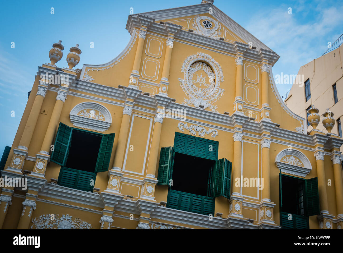 Macao ruines st Paul site touristique historique Banque D'Images