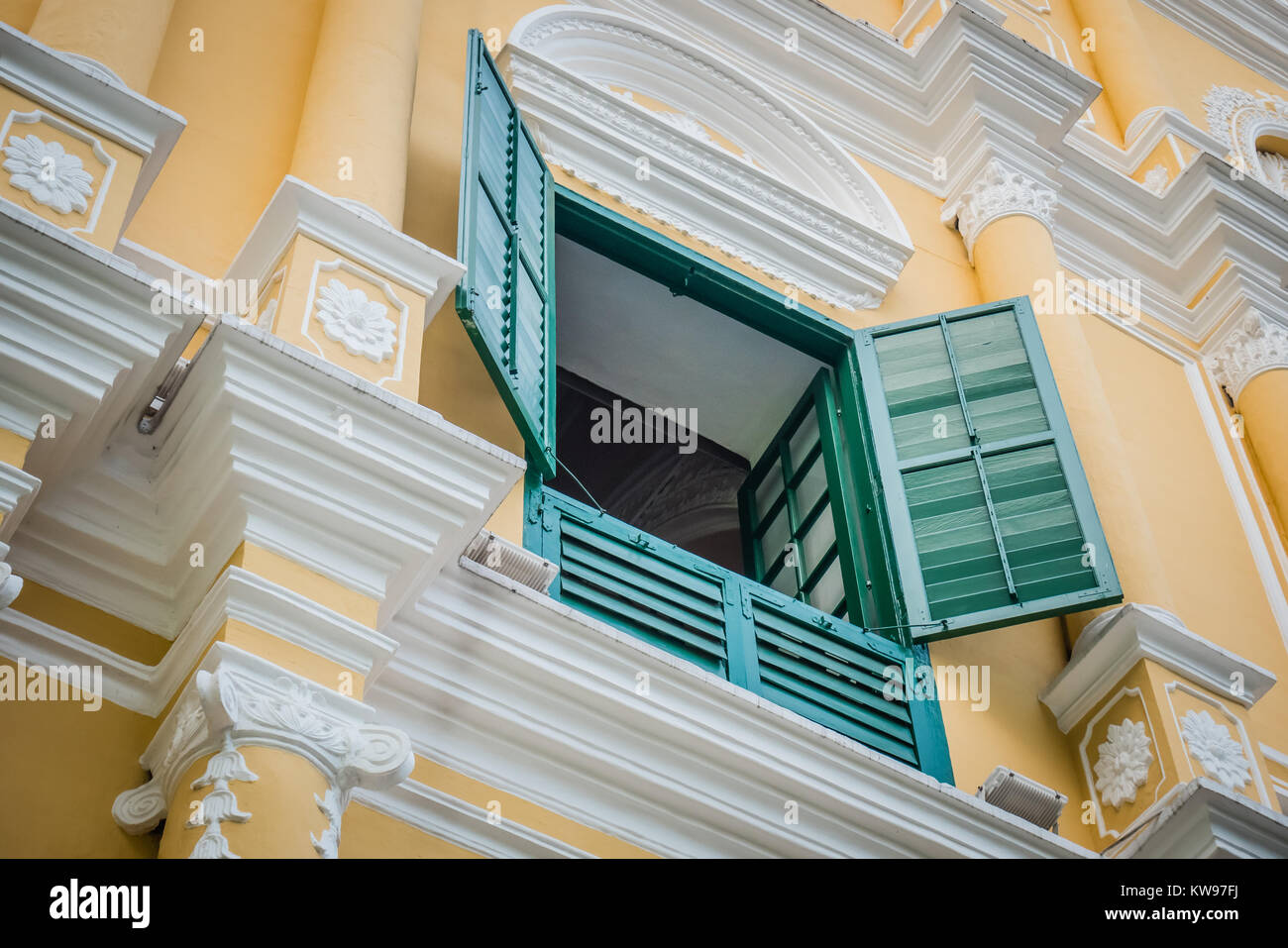 Macao ruines st Paul site touristique historique Banque D'Images