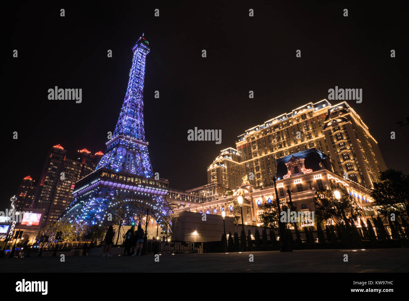 Parisn Macao hôtel et club de nuit Banque D'Images