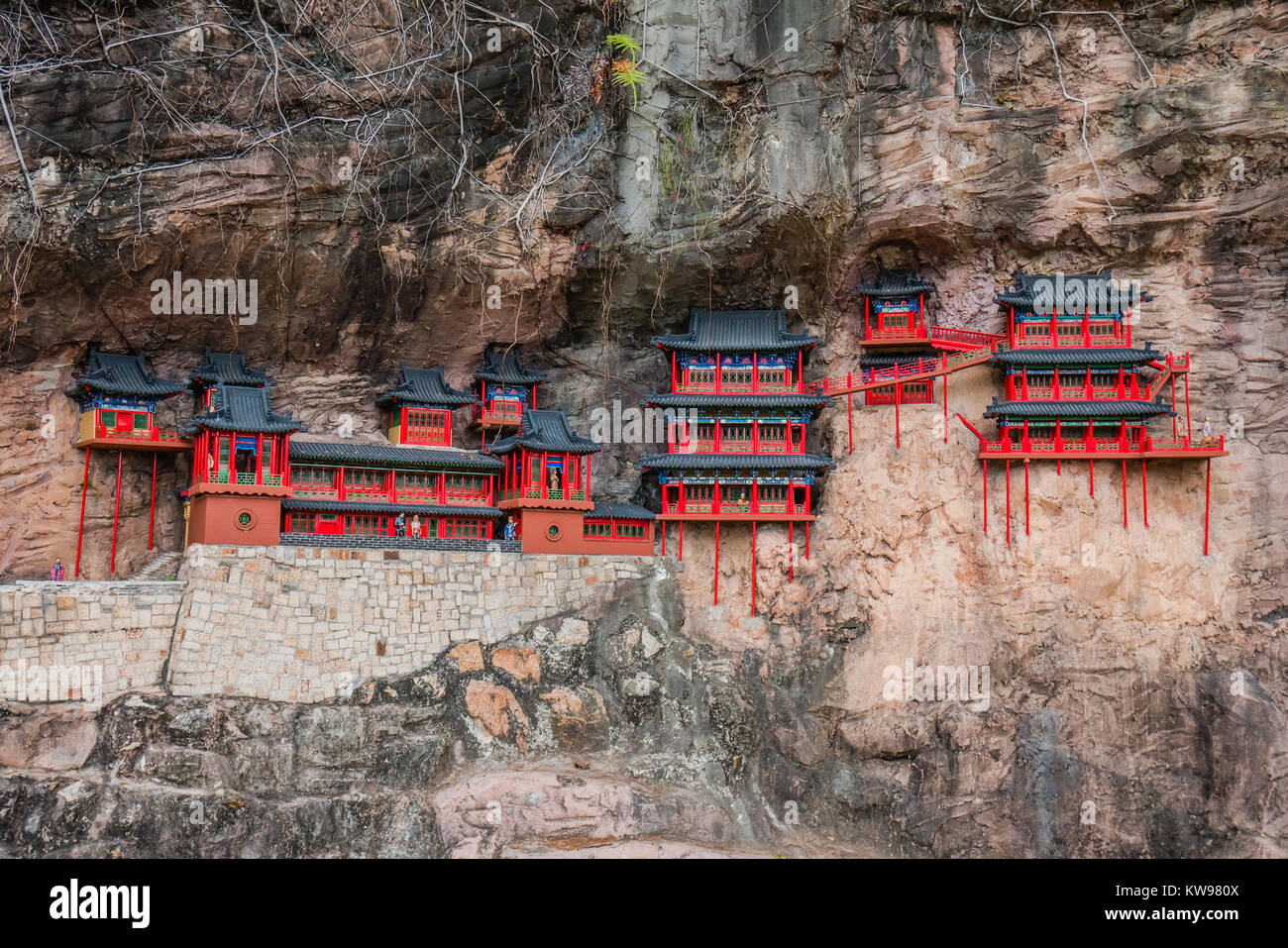Monument Chinois version miniature Banque D'Images