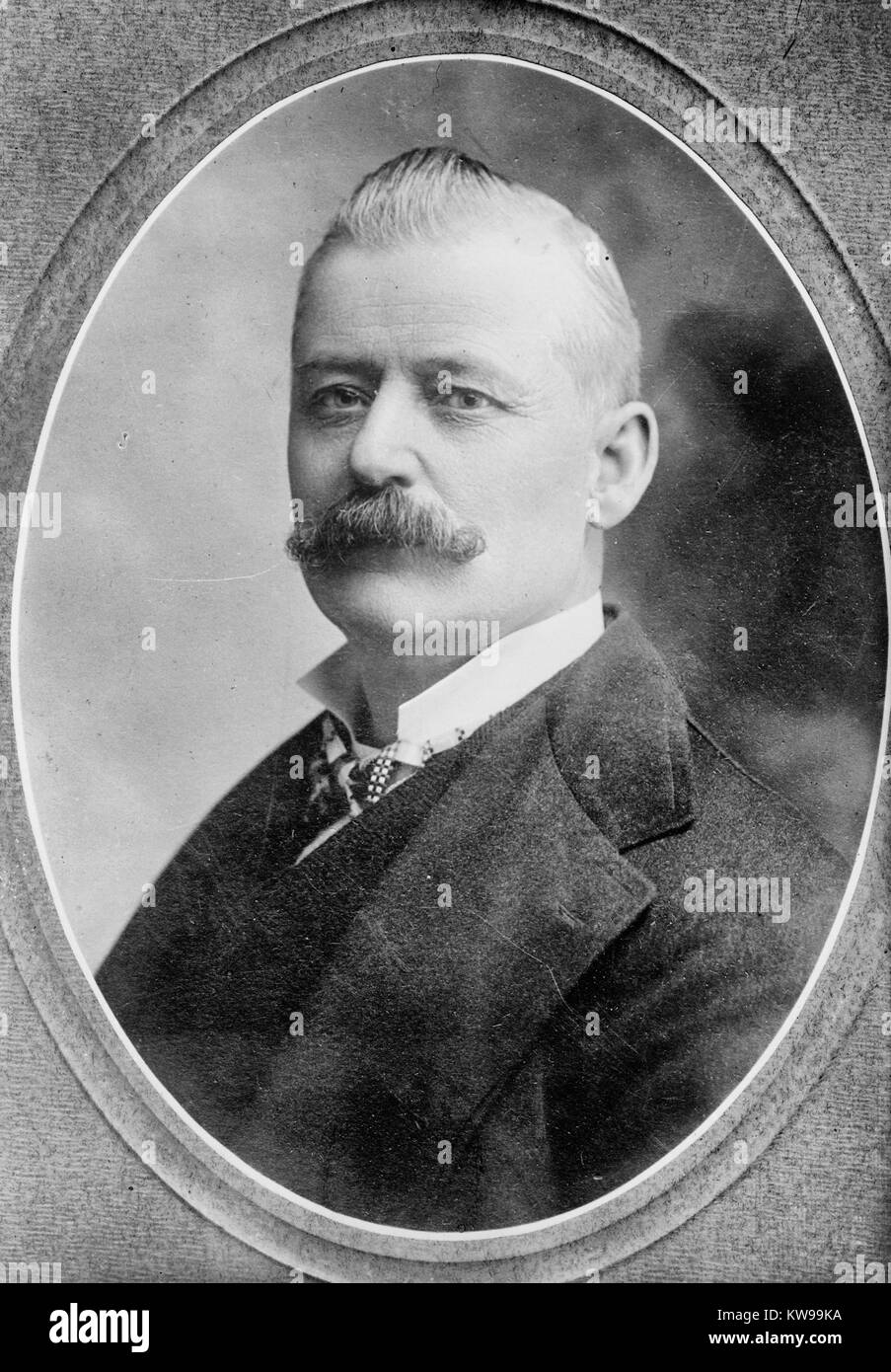 George Washington Plunkitt, vers 1900. George Washington Plunkitt était un homme politique américain de l'État de New York. Il a servi dans les deux chambres de la législature de l'État de New York et a été membre de la machine de Tammany Hall à New York. Banque D'Images