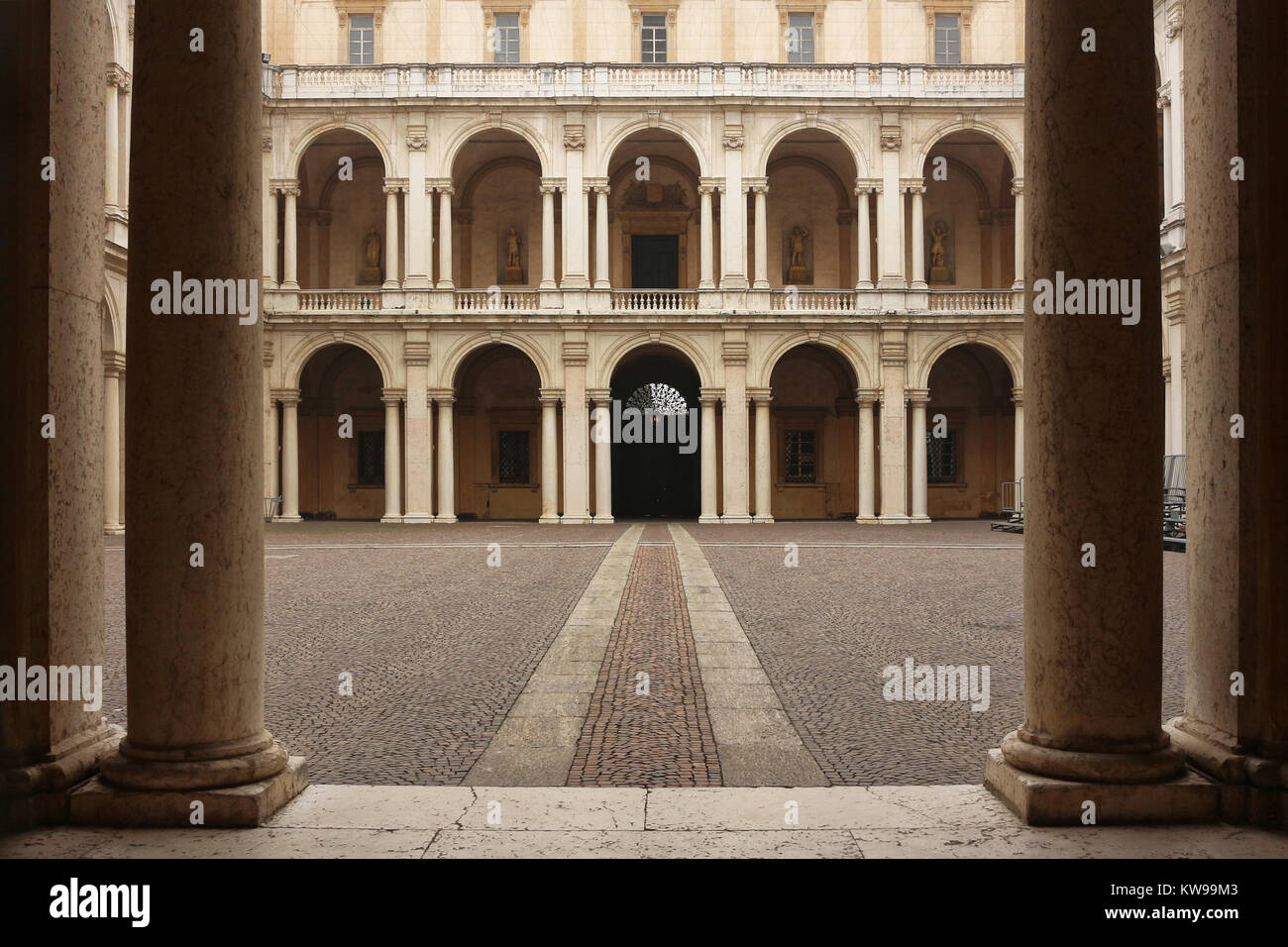 Modène , Palazzo Ducale, accademia militare, Italie Banque D'Images