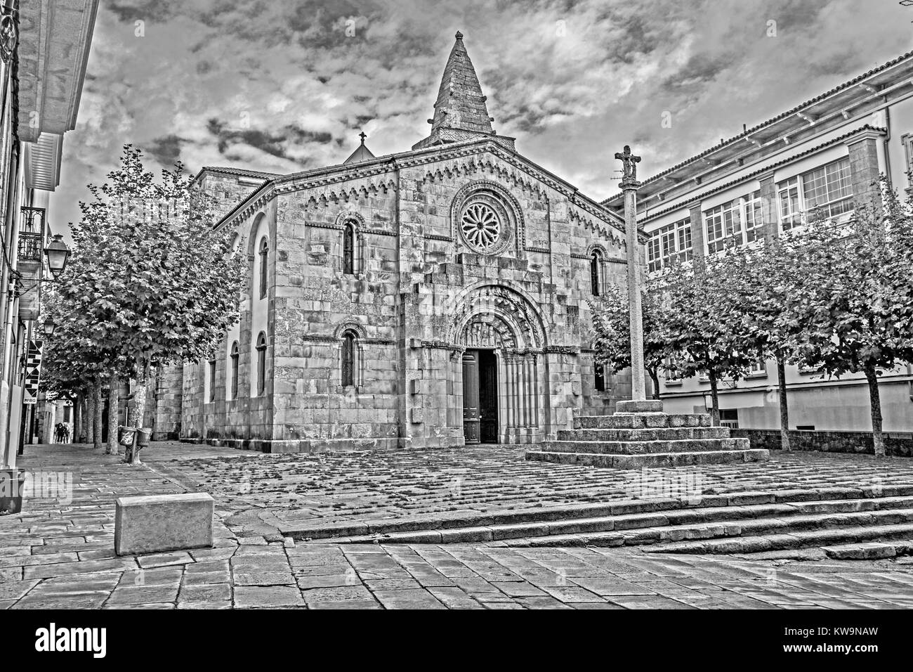 Santa Maria del Campo, Ciudad Vieja, Galice, Espagne Banque D'Images