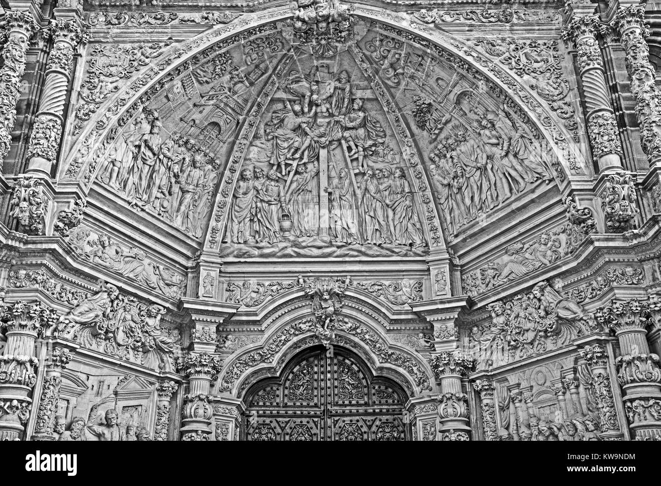 Cathédrale de Santa Maria, Astorga, Espagne (1471-1693) Banque D'Images