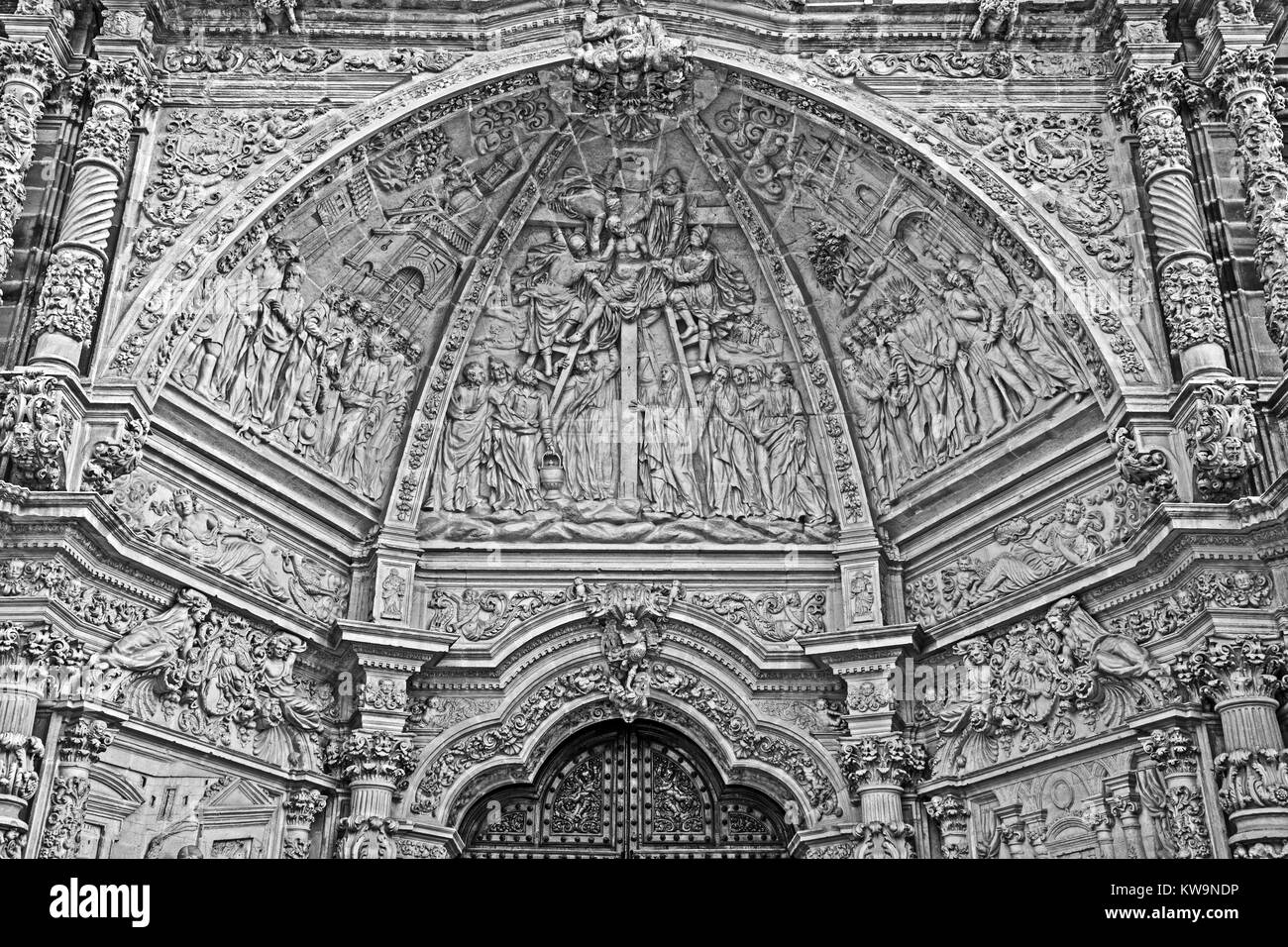 Cathédrale de Santa Maria, Astorga, Espagne (1471-1693) Banque D'Images